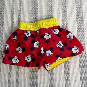 disney Mickey Mouse swim shorts 0-3M